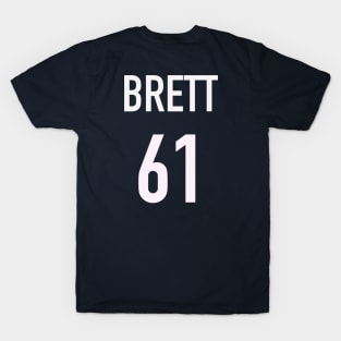 Brett Jersey (White Text) T-Shirt